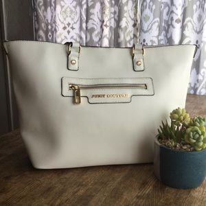 Juicy Couture tote with crystal accent.